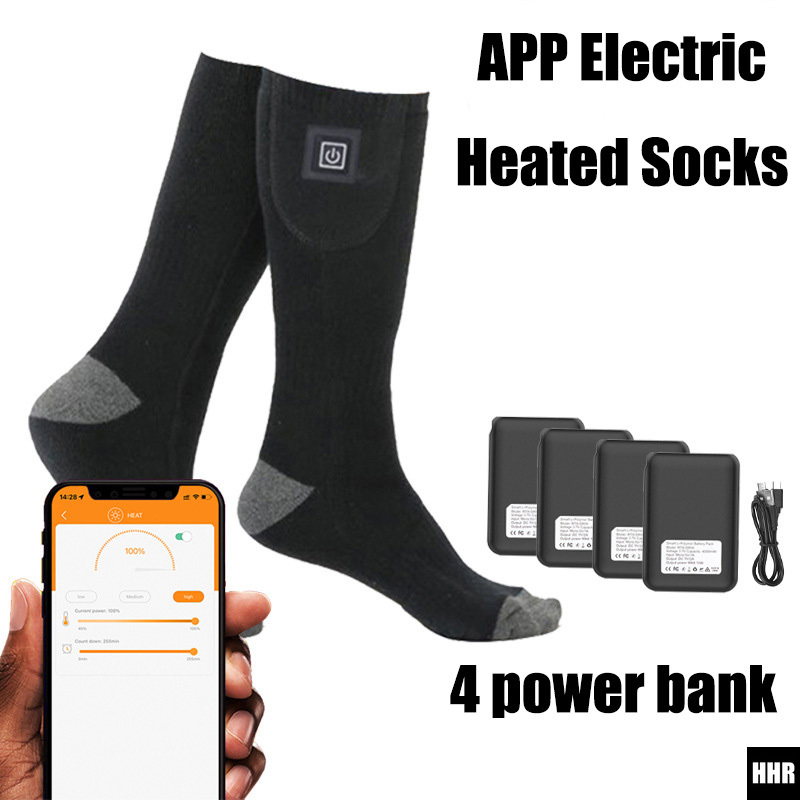 Chaussettes chauffantes à comm - Thermal Sock Winter avis et prix