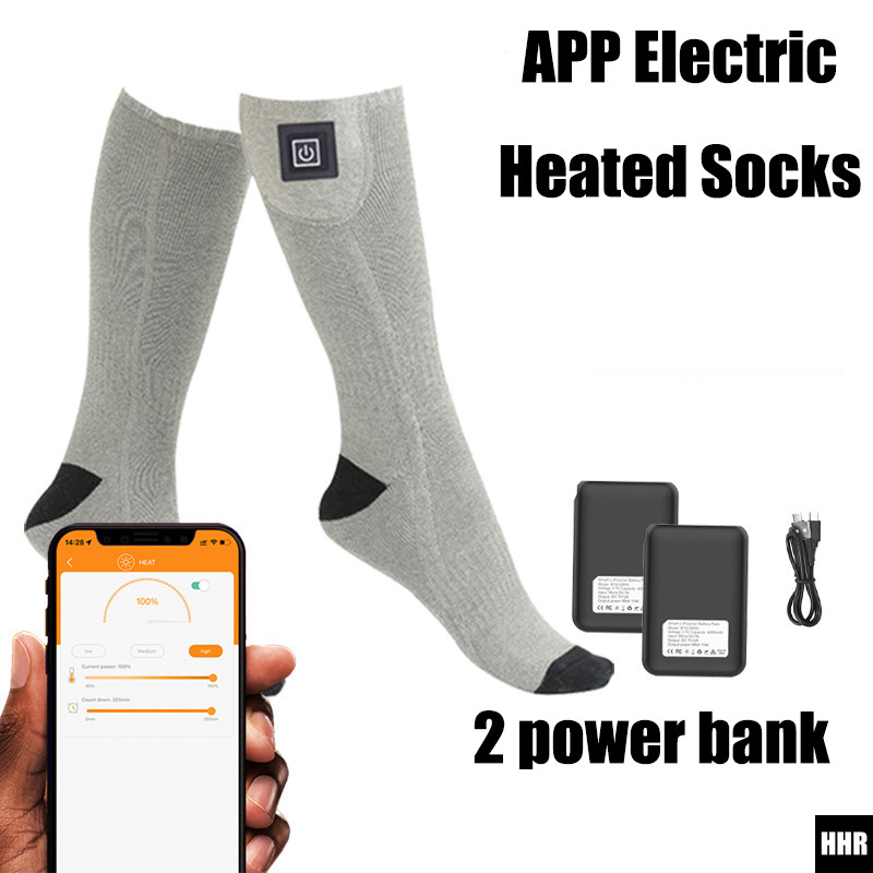 Chaussettes chauffantes à comm - Thermal Sock Winter avis et prix
