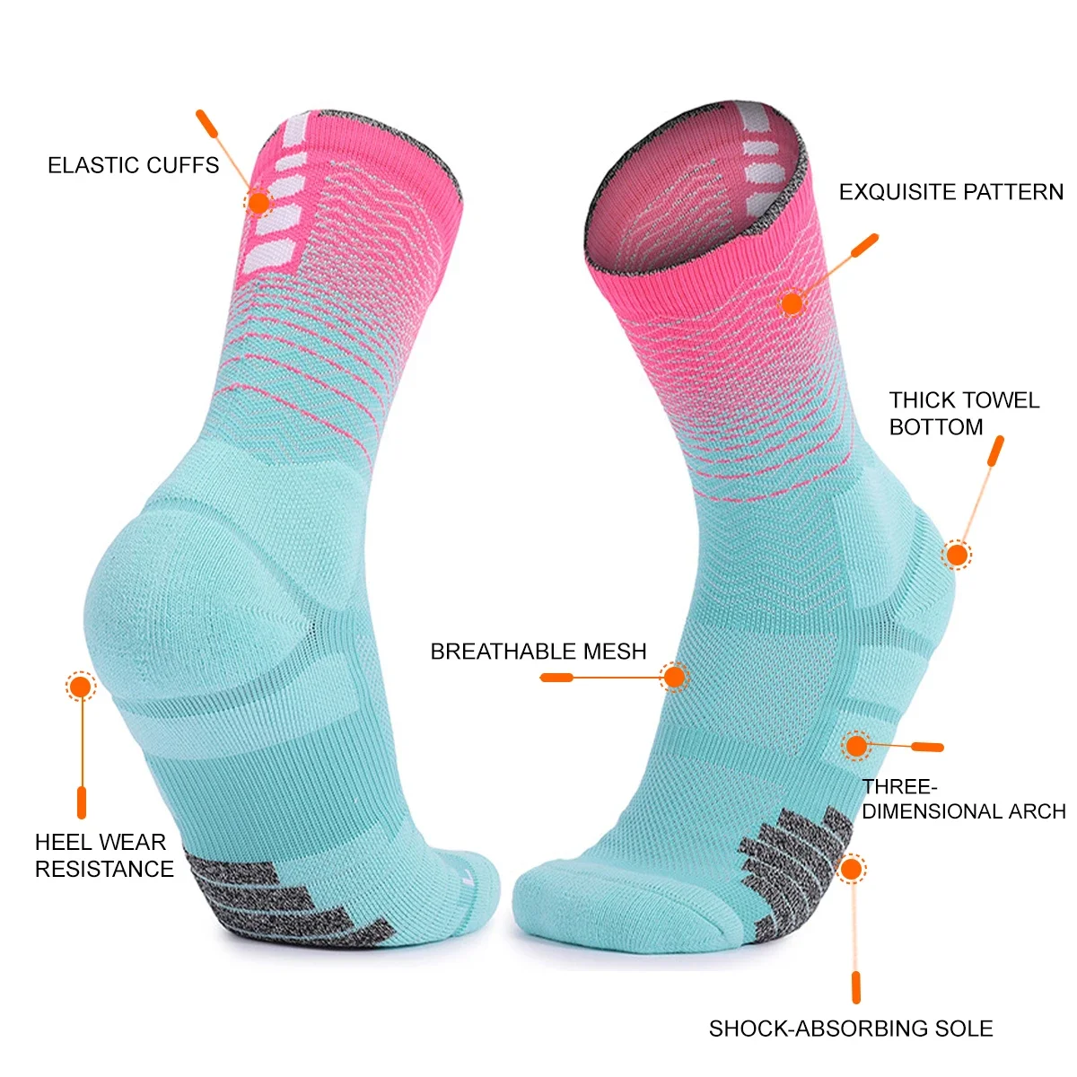 WRELS 1/2/3 paires de chausset - Athletic Sock Cushion avis et prix